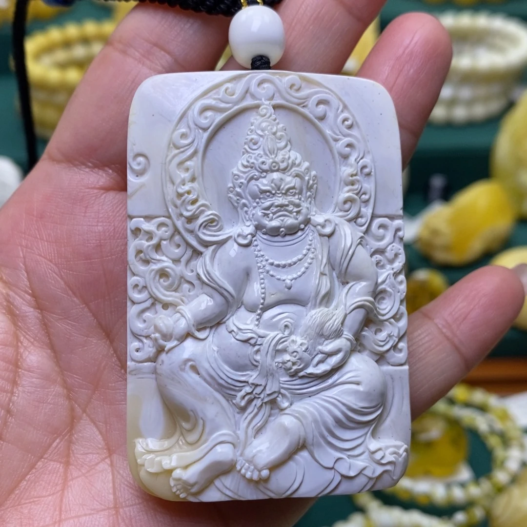 蜜蜡未镶嵌裸石黄财神