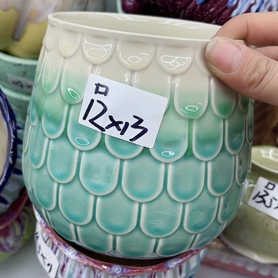 红陶多肉绿植陶瓷花盆