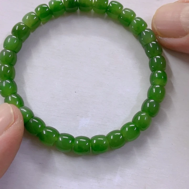 【闪购商品】和田玉（碧玉）手串未镶嵌11