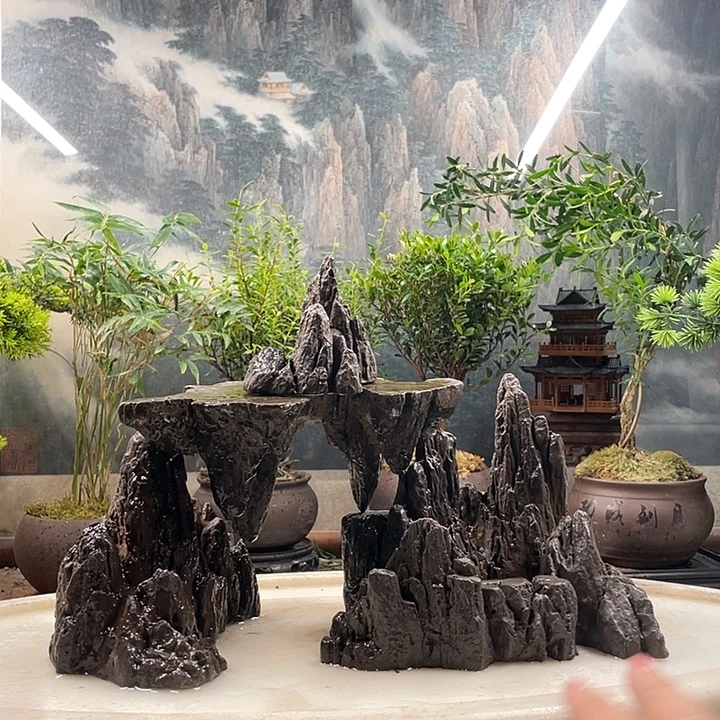 路***胜鱼缸造景组合3100