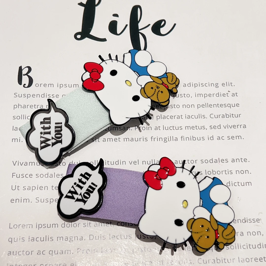 小众设计kt侧边夹拜拜夹J754