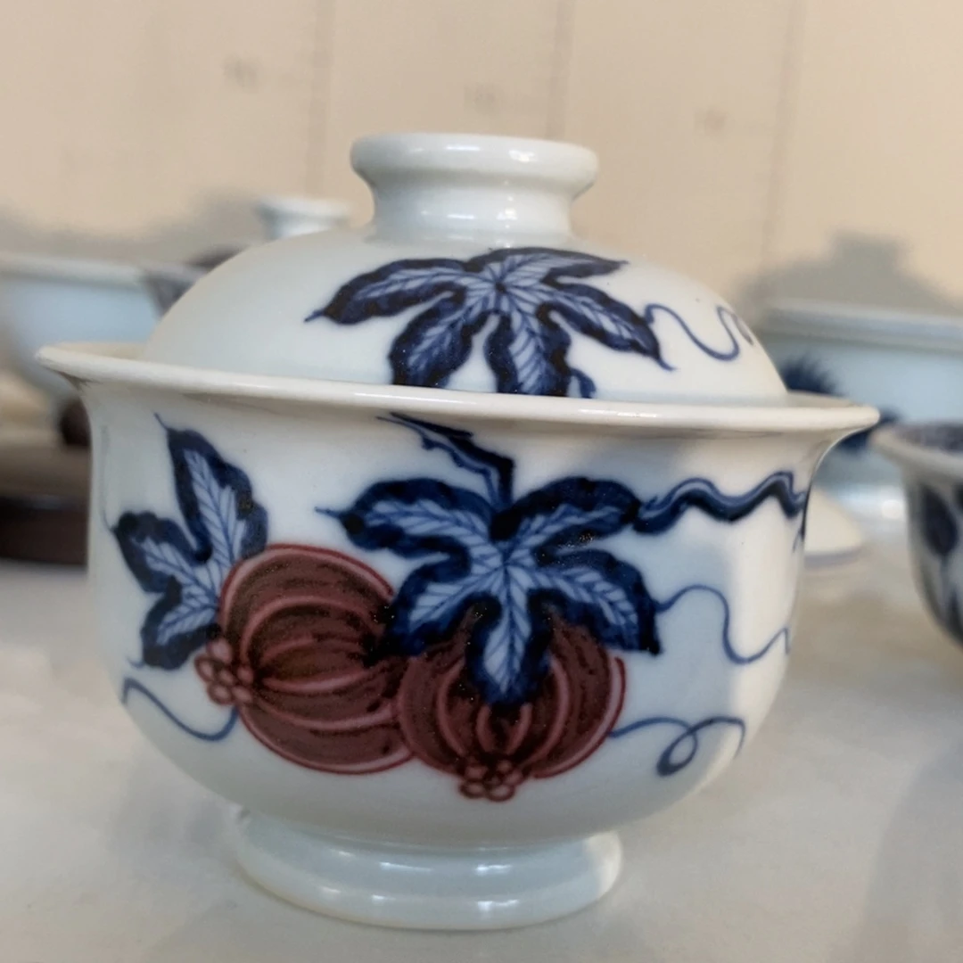 景德镇手工手绘陶瓷110cc