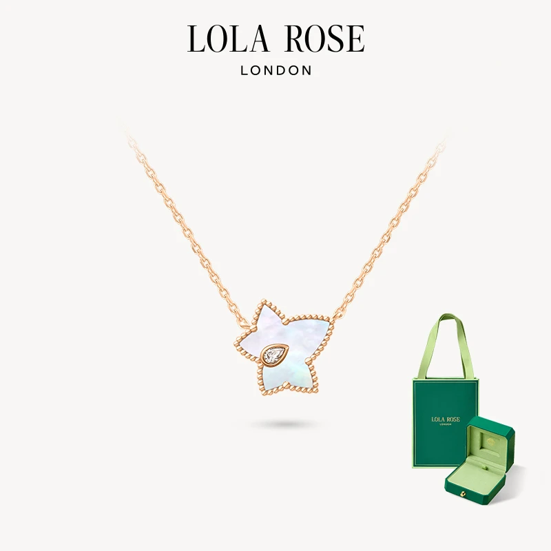 Lola Rose罗拉玫瑰常青藤系列白母贝项链手链耳钉千金风QIC-SL