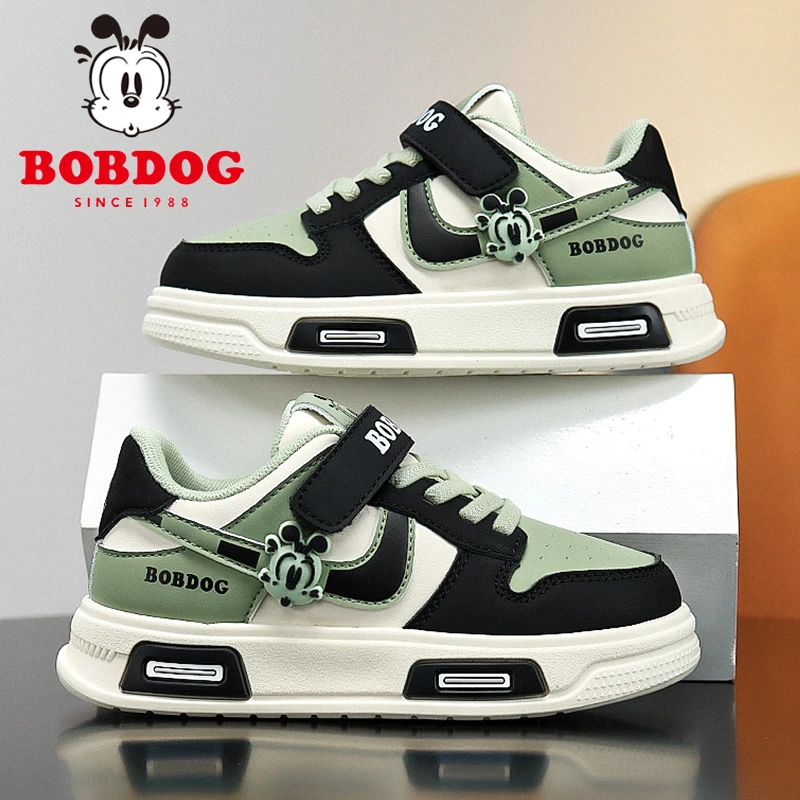 巴布豆童鞋男童板鞋春秋款2025新款儿童低帮运动鞋中大童学生潮牌