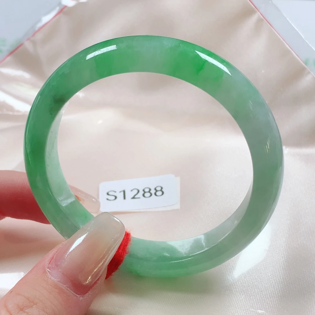 未镶嵌手镯翡翠天然翡翠手镯s1288