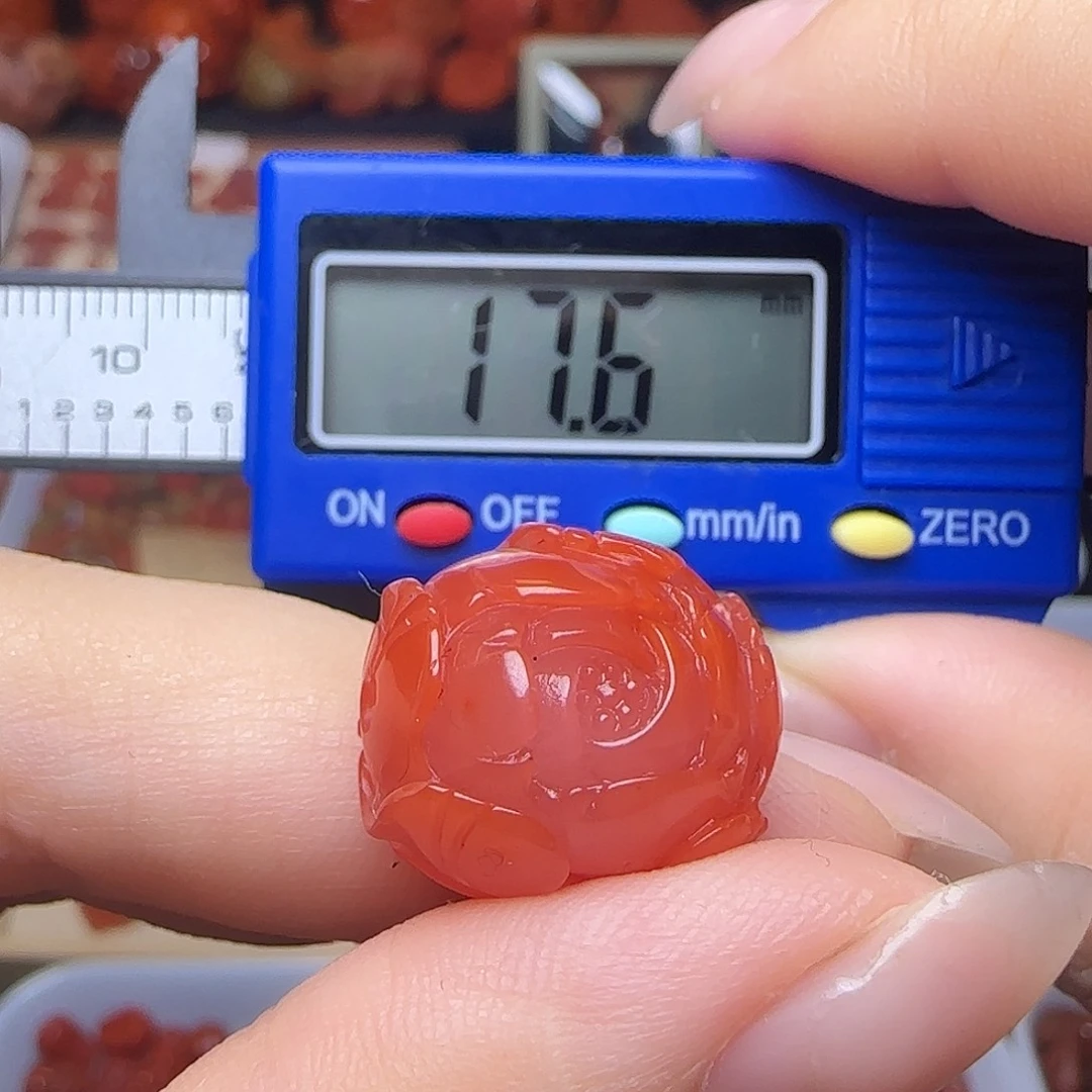 南红玛瑙未镶嵌吊坠(不含链)