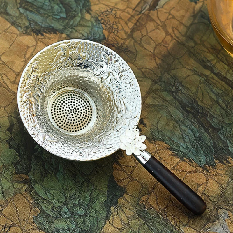 如鱼得水莲花茶漏-3689