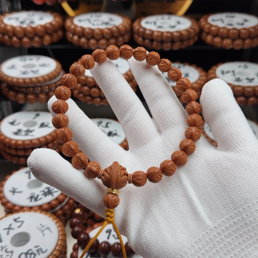 手串桃核龙纹桃核玉龙脊手持