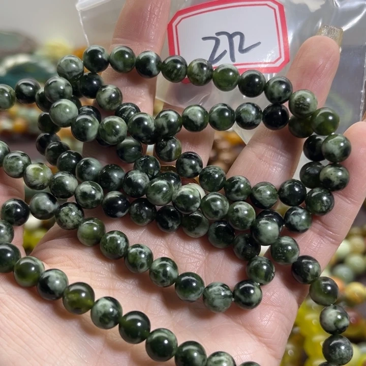 蛇纹石玉未镶嵌手链