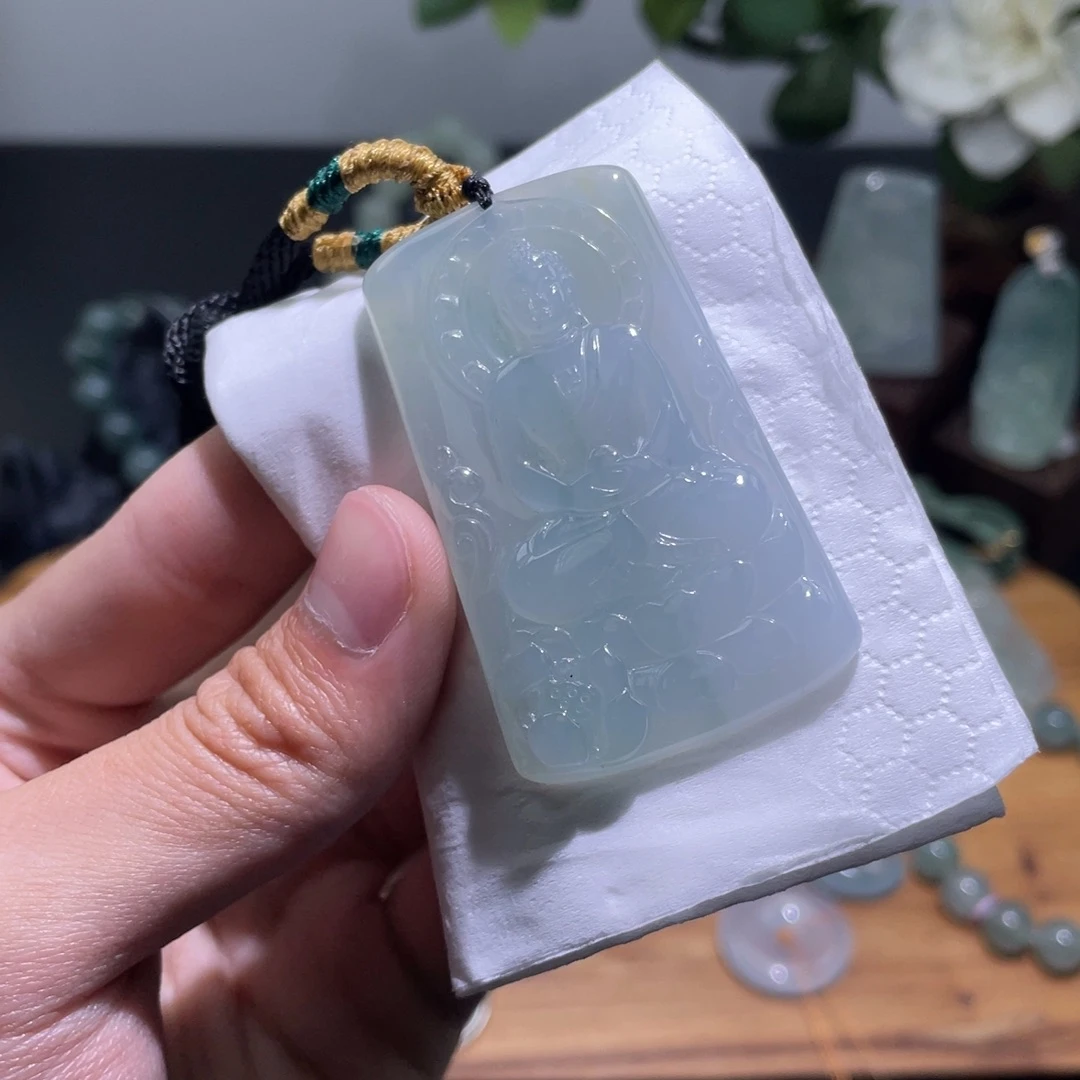 定制翡翠未镶嵌吊坠
