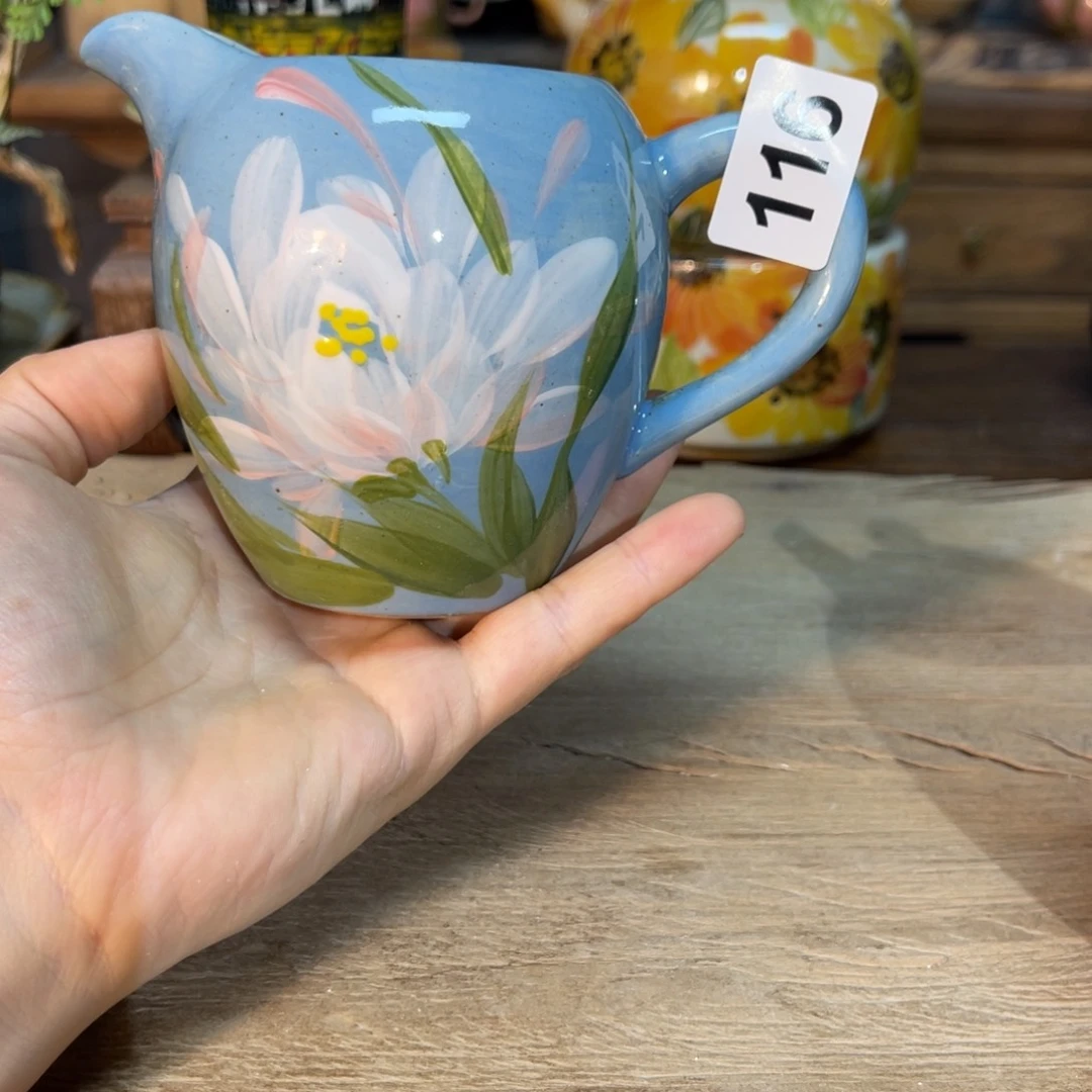 杯素浅陶瓷手工手绘