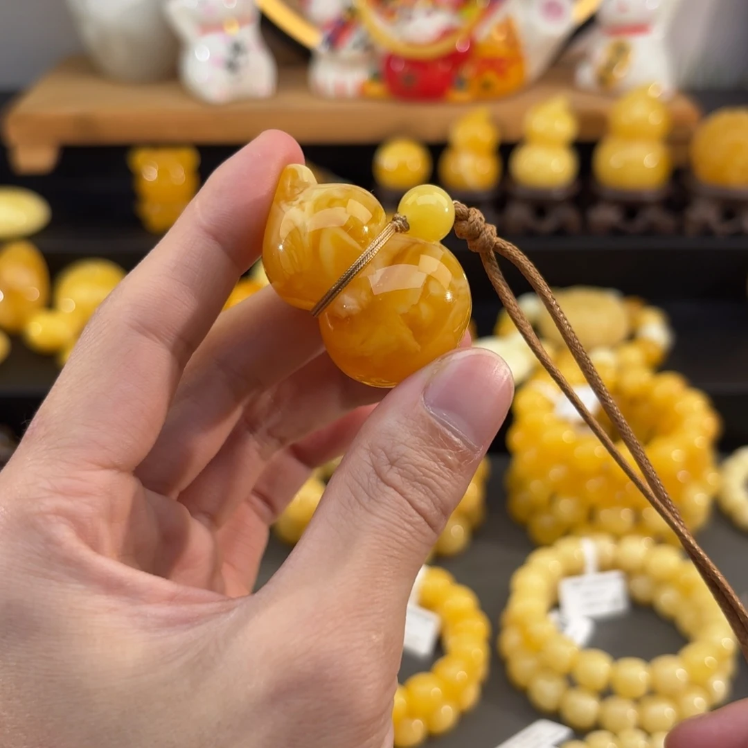 琥珀未镶嵌裸石琥珀蜜蜡