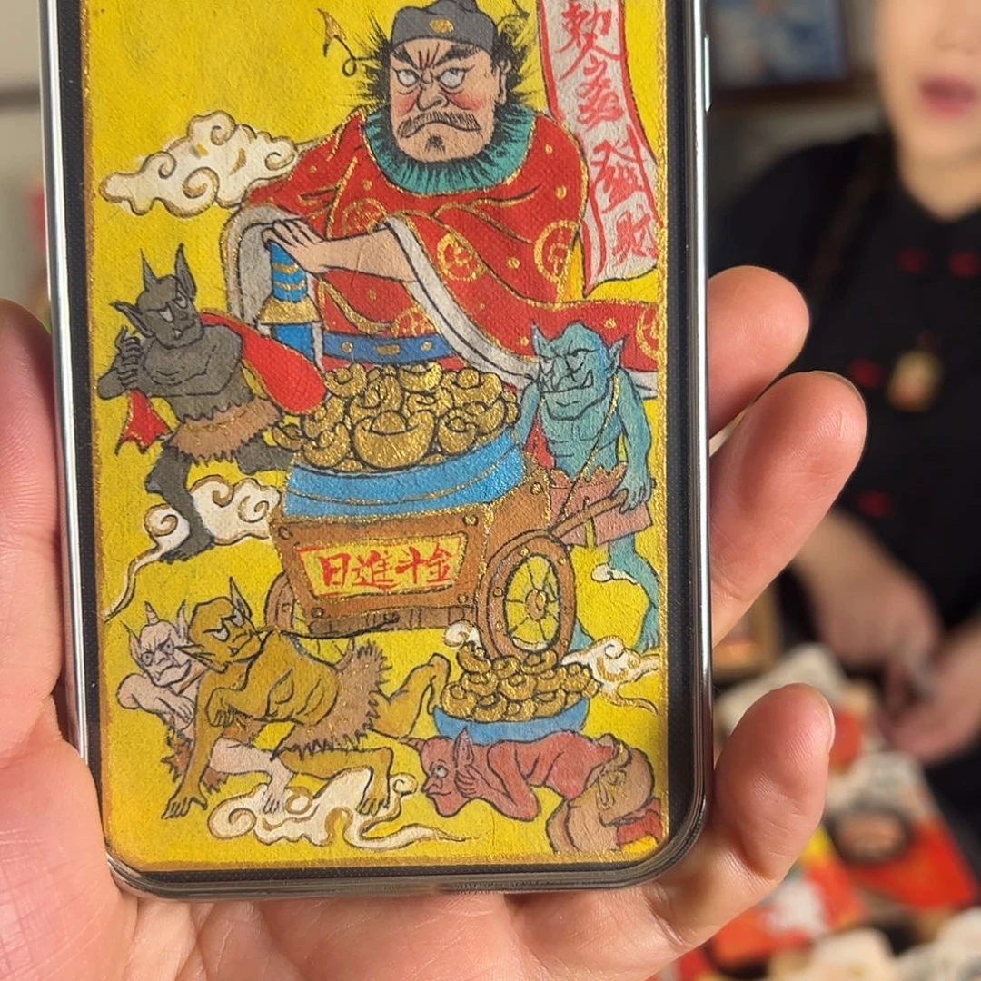 ****开纯手绘钟馗文创画