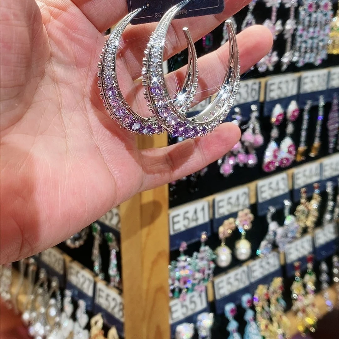 【闪购商品】纯铜925银锆石