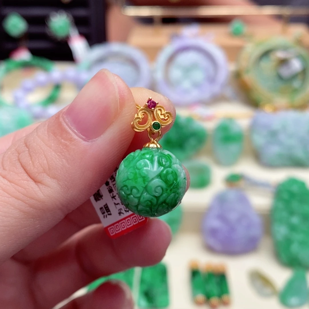 颈饰未镶嵌翡翠翡翠吊坠