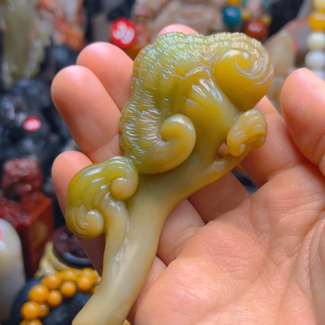 【闪购商品】寿山石灵芝手把件