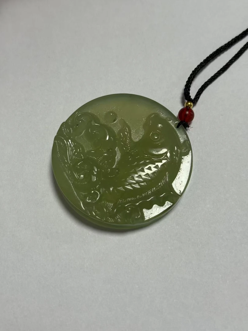 【靳总福利】纯天然玉石未镶嵌多样性发其一鲤鱼牌  211