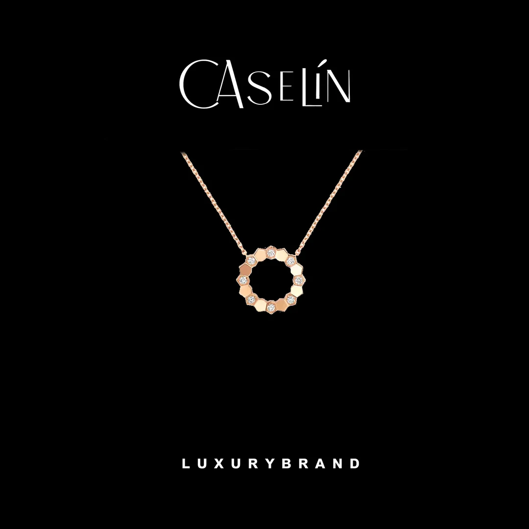 OF 英★【高定】设计师款蜂巢项链~8910