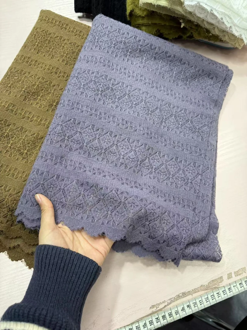 布料紫罗兰色蕾丝1-1.2-1.5米可选多拍连裁