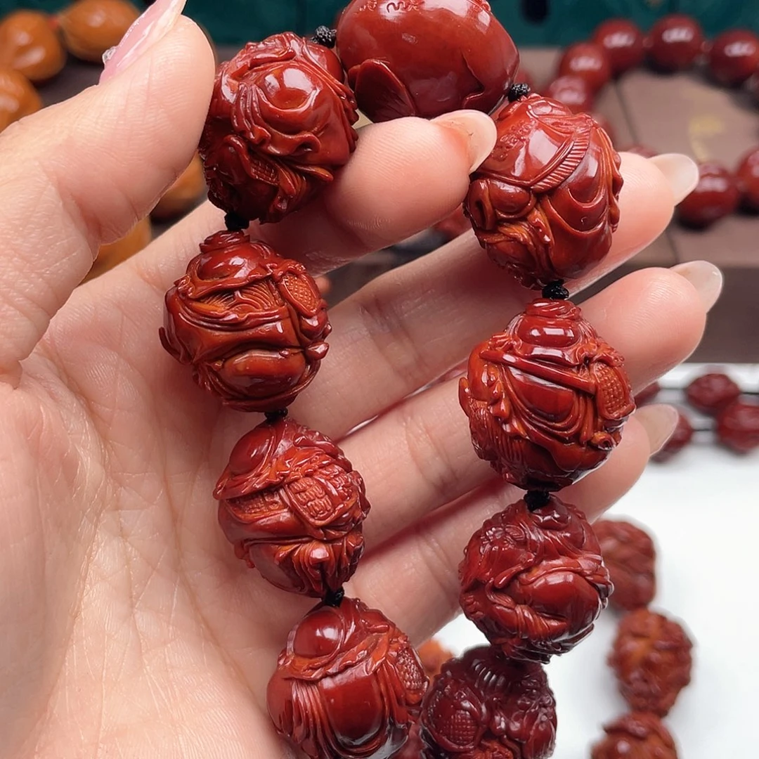 橄榄核手串顺***＇关公手串