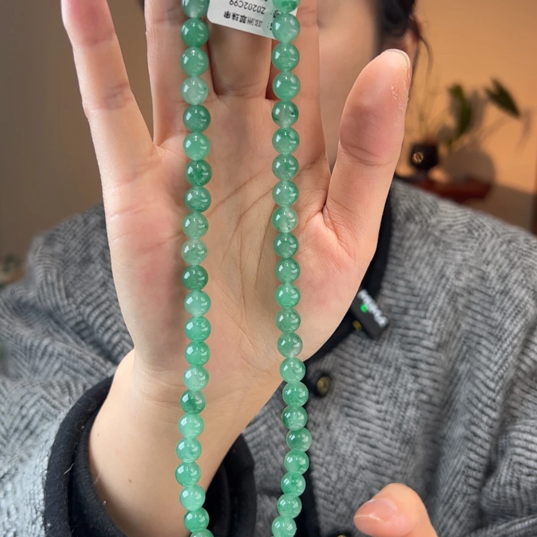 石英质玉项链未镶嵌8mm