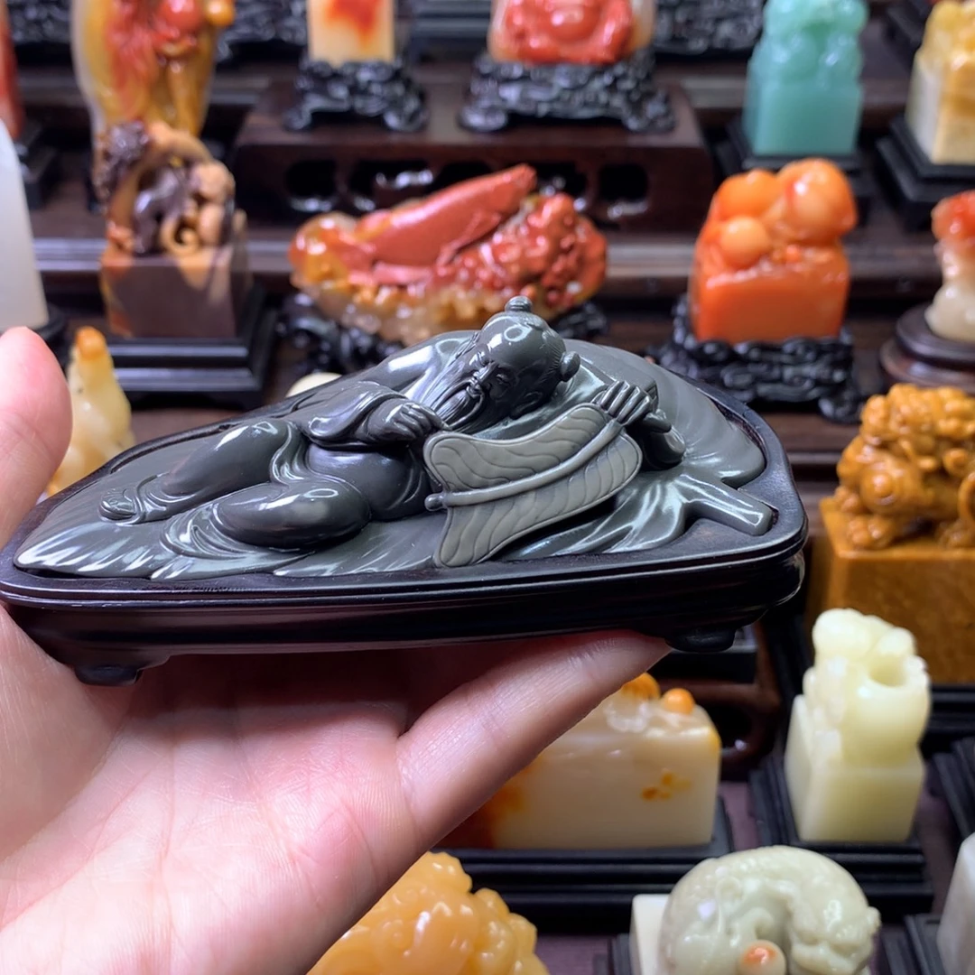 寿山石印石寿山石山秀园