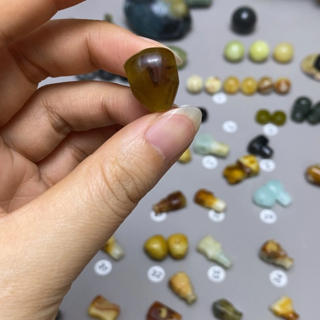 蛇纹石玉合金配饰K*