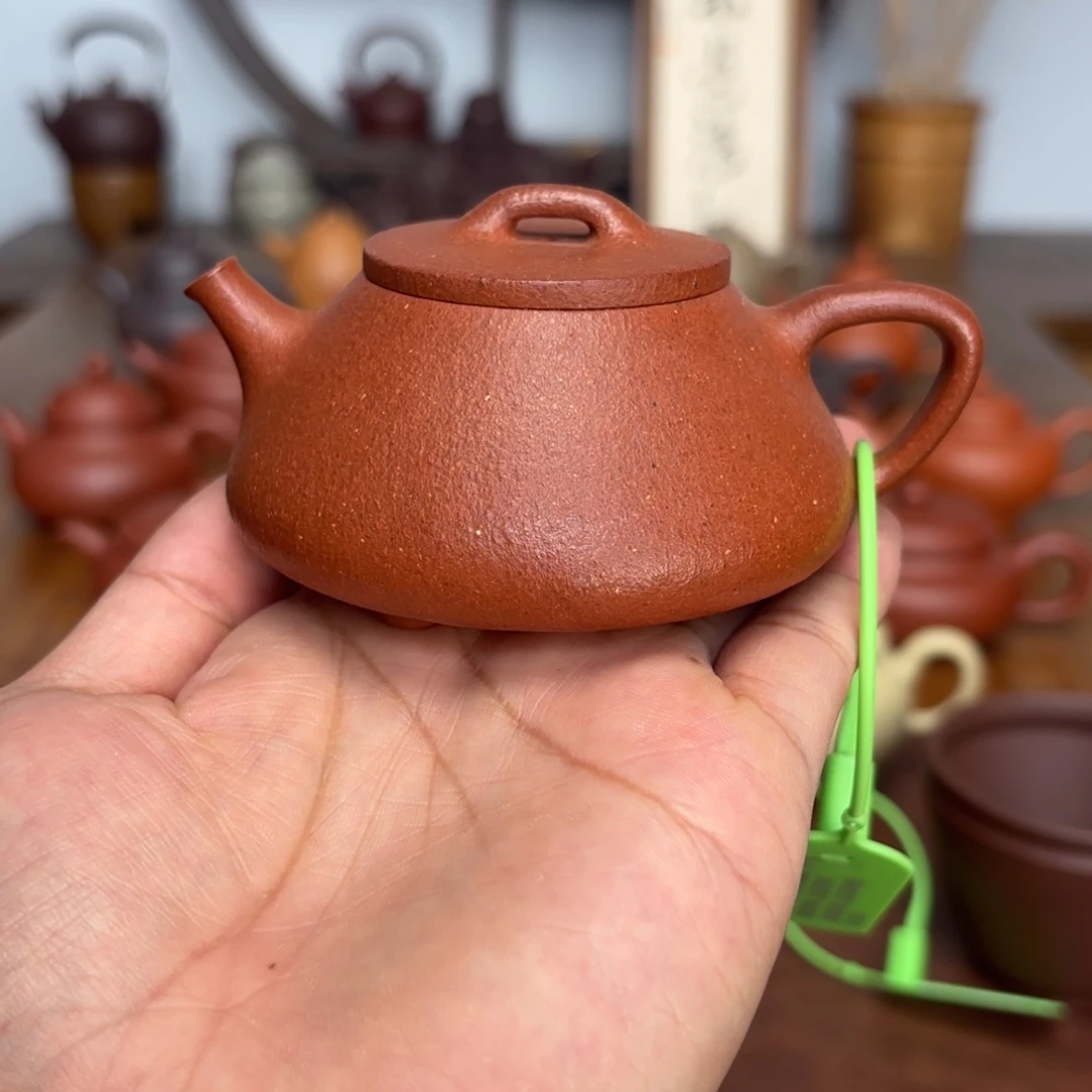 茶壶紫砂石瓢130毫升零添加红降坡一物一检测