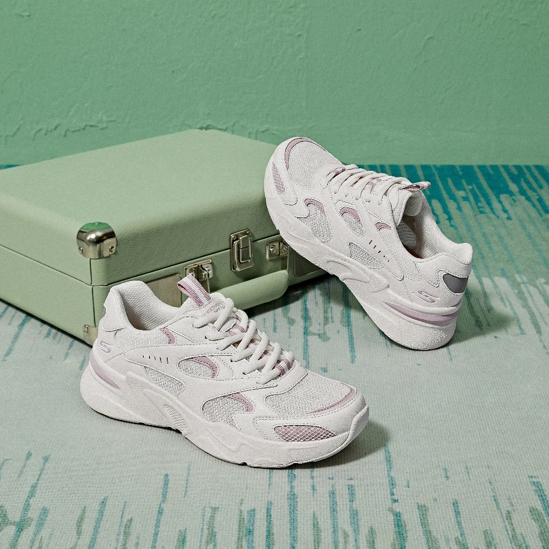 【气泡熊】斯凯奇时尚百搭人生跑鞋跑步轻便潮流复古休闲鞋117354