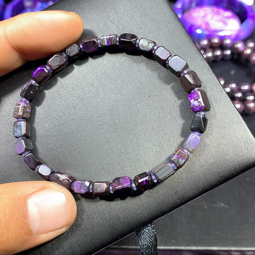 苏纪石（舒俱来）未镶嵌南非舒俱来钻切手链