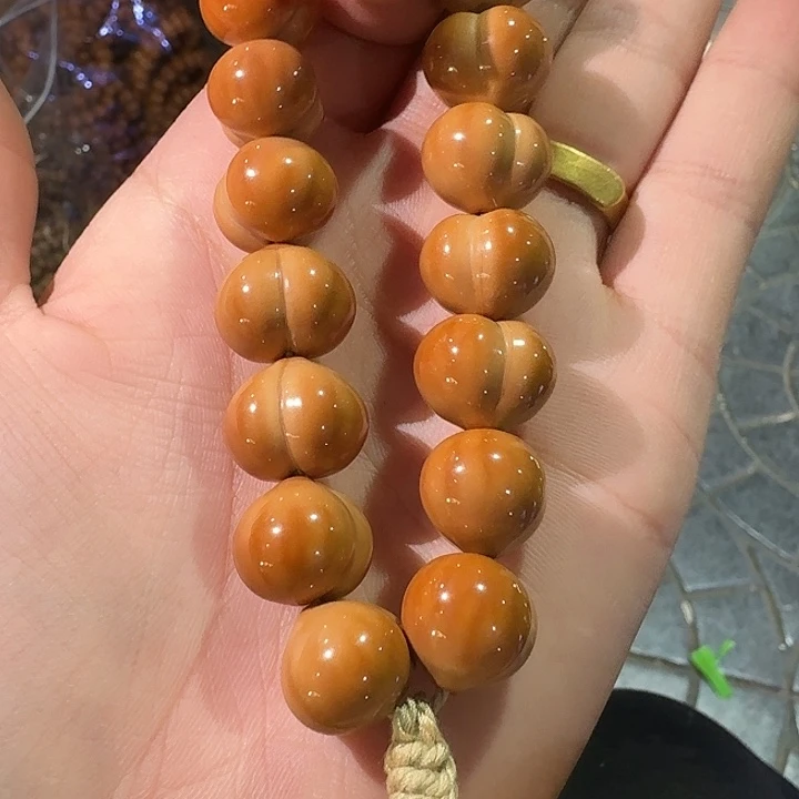 吊坠猴头核桃纯手工大屁桃的17