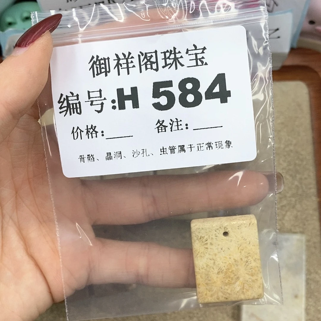 硅化珊瑚（珊瑚玉）H未镶嵌L***理