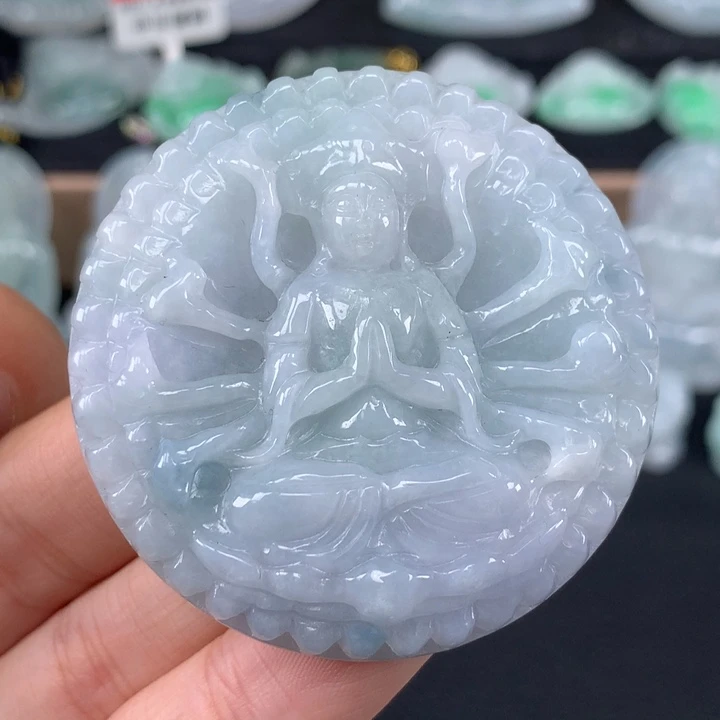 颈饰未镶嵌翡翠千手