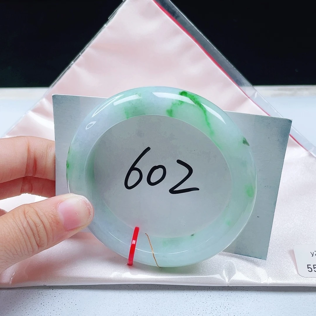 翡翠未镶嵌手镯55+正圈