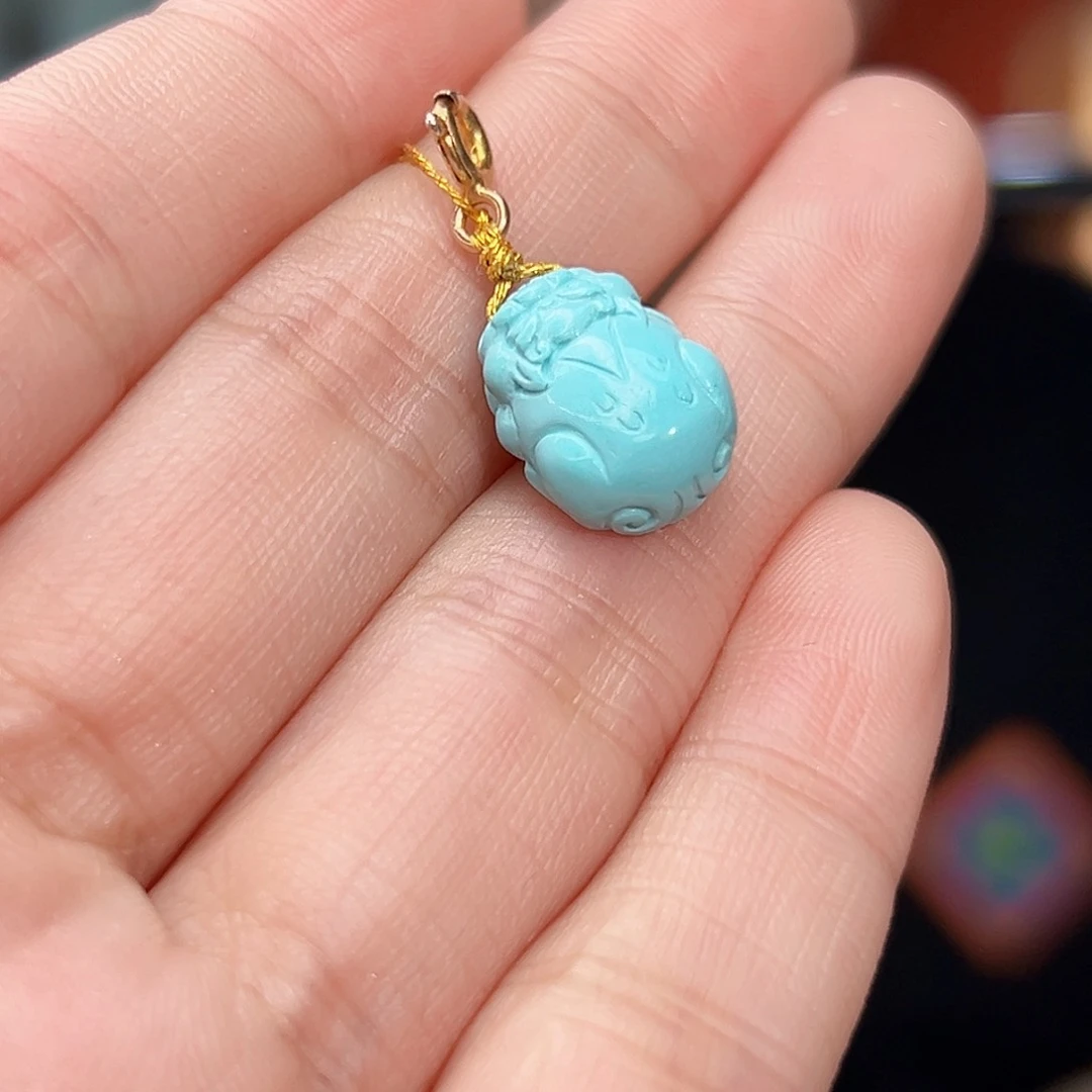 未镶嵌绿松石珠宝奇石