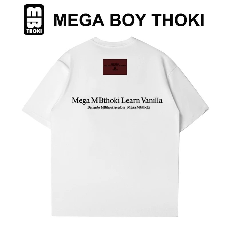 MBTHOKI【美式休闲新男女同款】t恤纯棉重磅休闲夏季新款宽松短袖