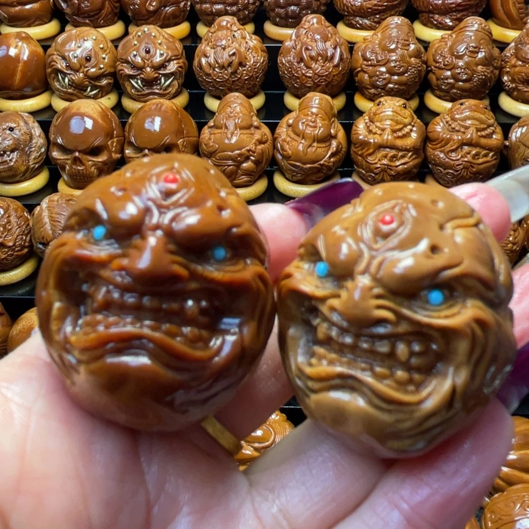 把件橄榄核橄榄球