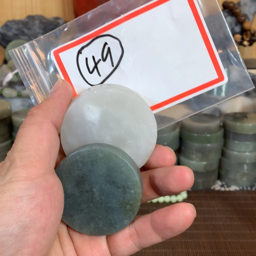 【闪购商品】和田玉珠宝半成品未镶嵌静*