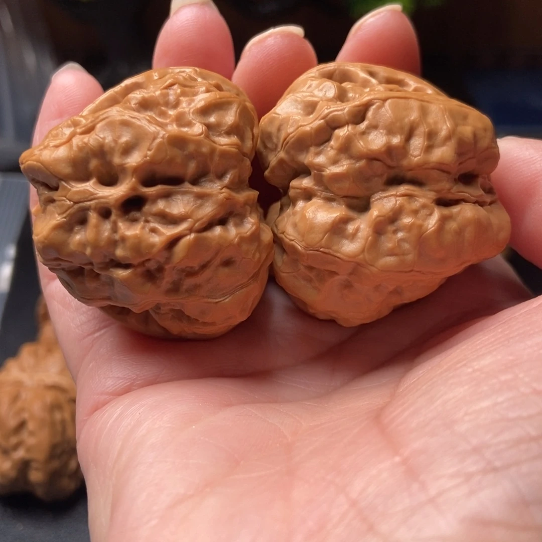 文玩核桃把件蛤蟆头42