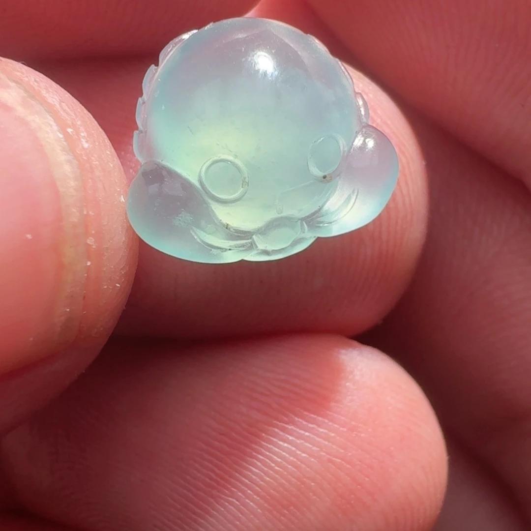 未镶嵌定制翡翠天然翡翠螃蟹