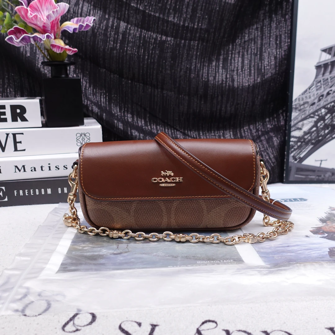 95新 COACH/蔻驰 单肩包/T10338691