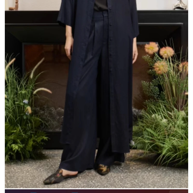 【公主高定】亚麻阔腿裤3402301