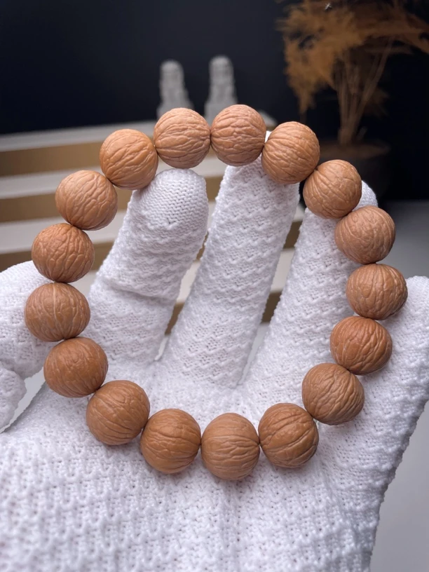 【逸致.凤羽】磨盘凤羽猴头手串 精卡三维同尺原皮原色上色快毕业级