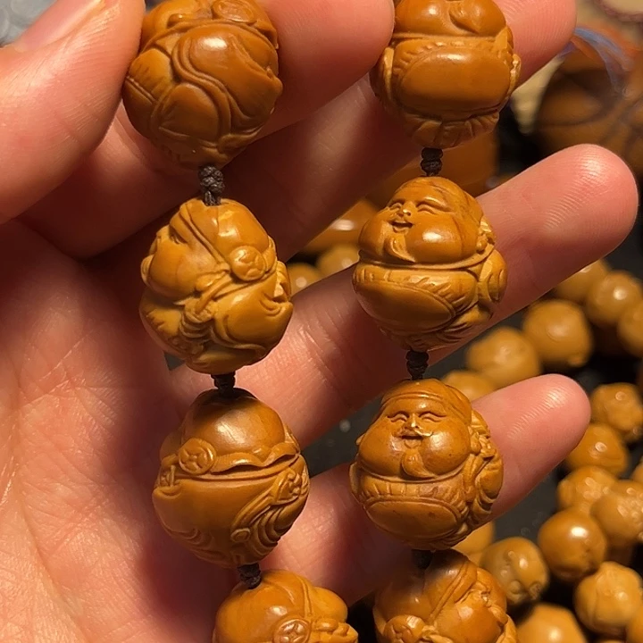 橄榄核手串/手链胖财神圆