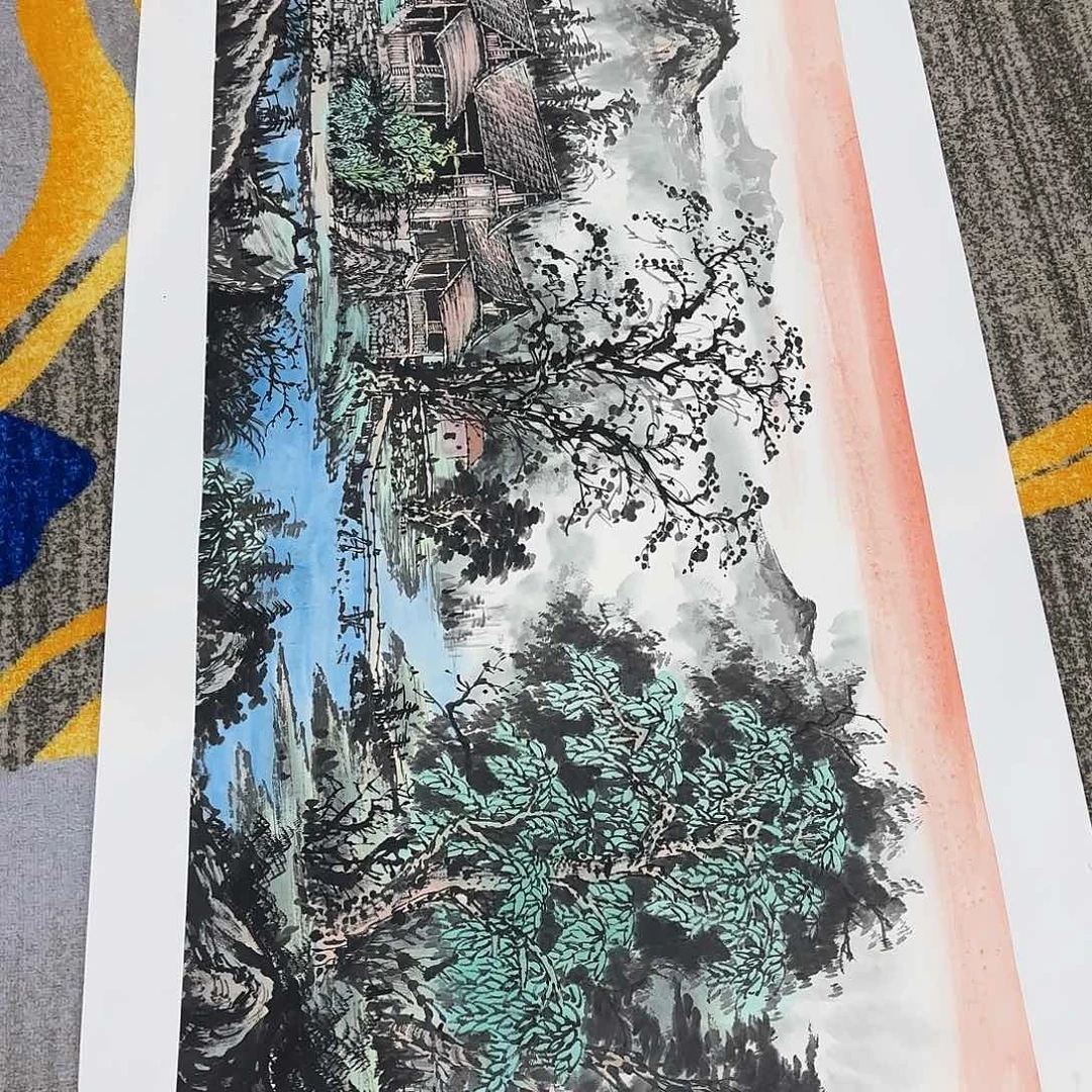 用***3国画杜宝才去伪存真！