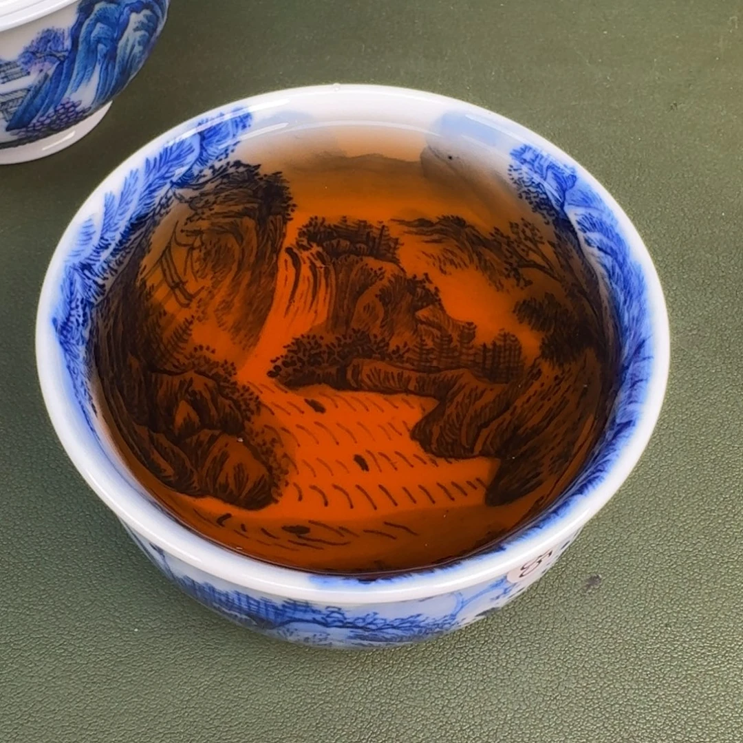 瓷景德镇纯手绘茶具圆圆285