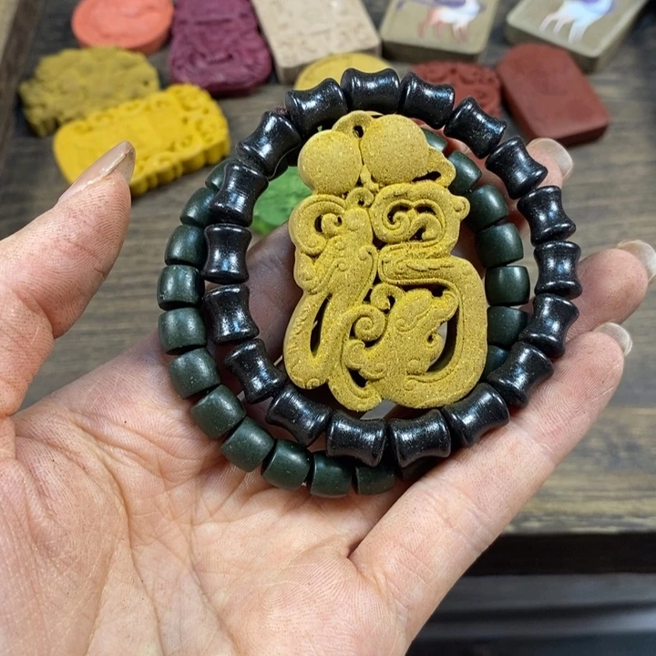 泥塑合香手串拼牌子A