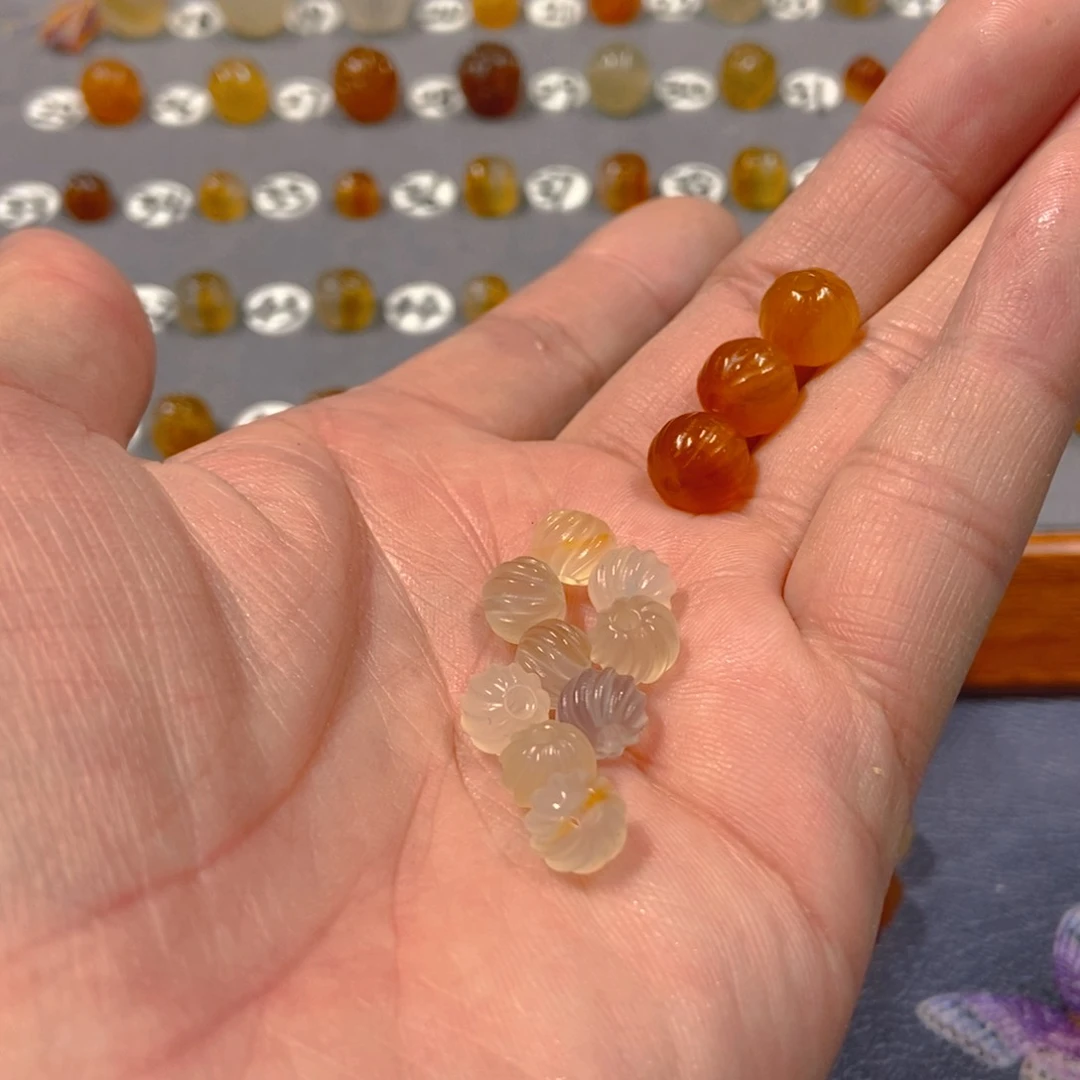 玛瑙/玉髓颈饰合金一****）珠