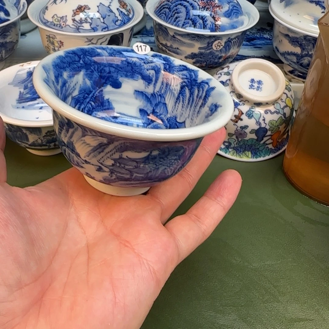 彦祖纯手工手绘茶具117