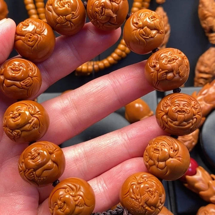 手串橄榄核财迷串